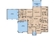 European Style House Plan - 5 Beds 3.5 Baths 3580 Sq/Ft Plan #923-270 