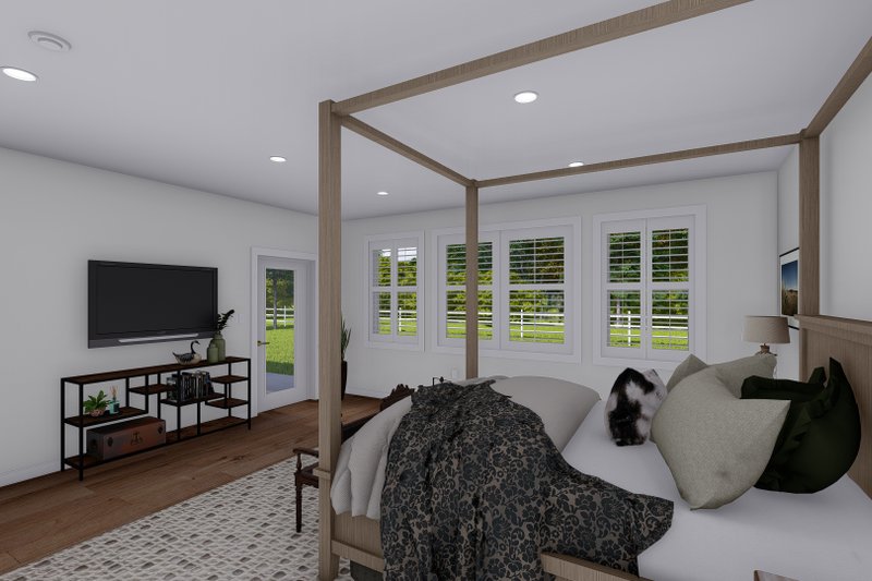 House Plan Design - Interior - Master Bedroom 1 for Traditional House Plan #1060-141 - 3 bed, 2.5 bath