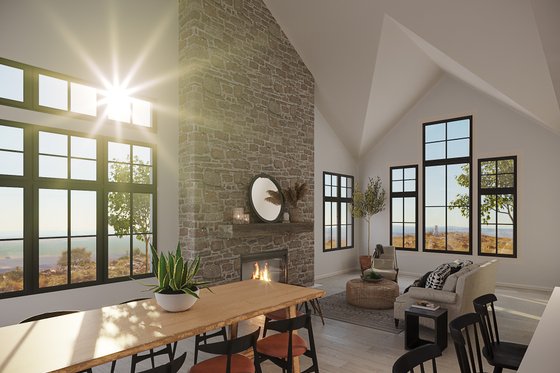 Interior - Dining Room 1 for Country House Plan #23-2800 - 3 bed, 2 bath