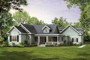 Country Style House Plan - 3 Beds 2 Baths 1937 Sq/Ft Plan #72-122 