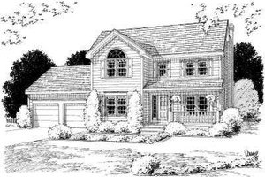 Traditional Exterior - Front Elevation Plan #75-165