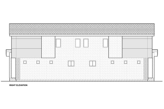 Exterior - Other Elevation 5 for Contemporary House Plan #126-274 - 3 bed, 2.5 bath