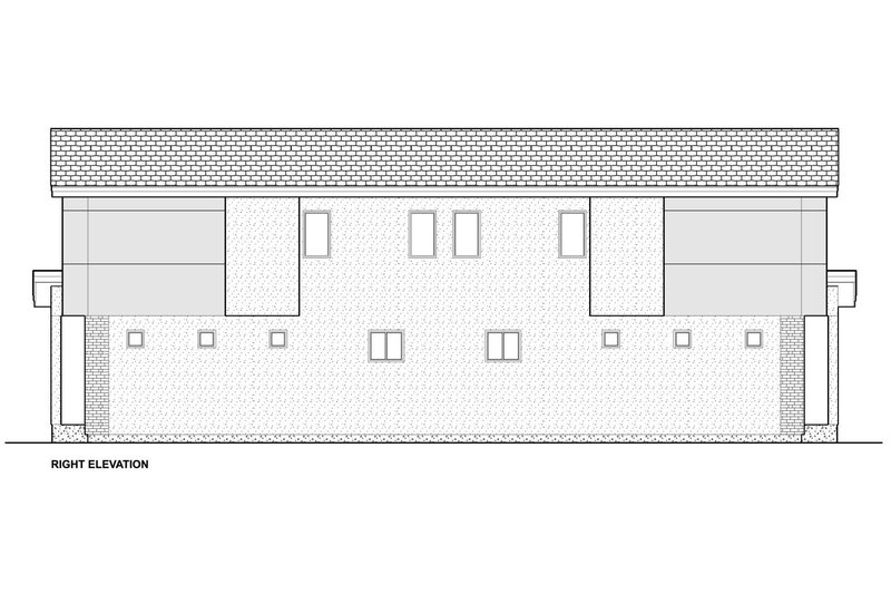 Home Plan - Exterior - Other Elevation 5 for Contemporary House Plan #126-274 - 3 bed, 2.5 bath