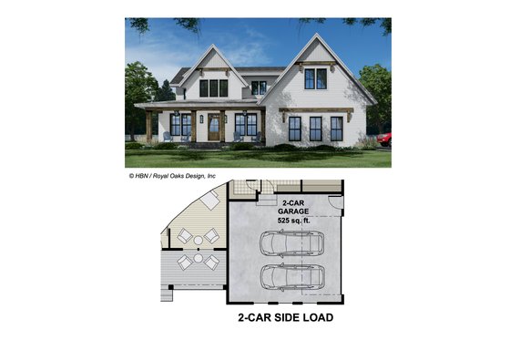 Floor Plan - Other Floor for Farmhouse House Plan #51-1209 - 5 bed, 4.5 bath