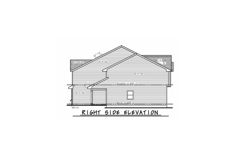 Home Plan - Exterior - Other Elevation 1 for Traditional House Plan #20-2382 - 12 bed, 2.5 bath