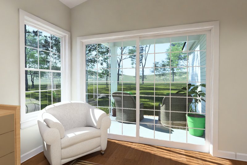 House Blueprint - Interior - Family Room for Cottage House Plan #513-2447 - 3 bed, 2 bath