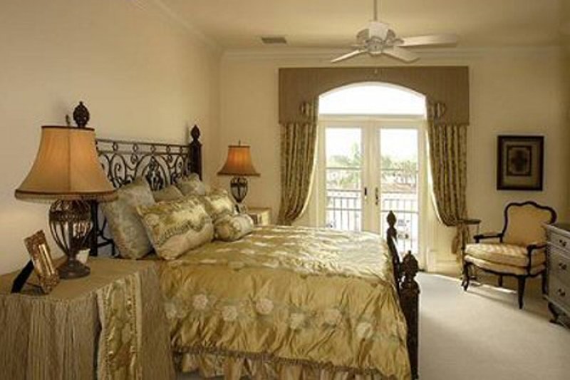 House Plan Design - Interior - Bedroom for Mediterranean House Plan #27-216 - 5 bed, 5.5 bath