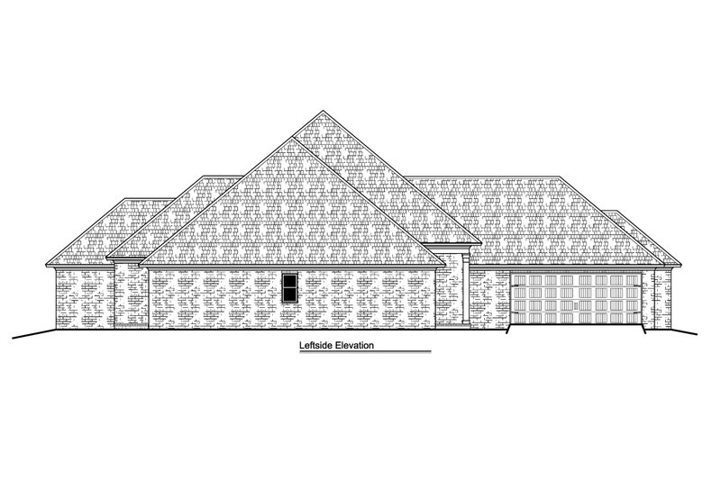 Home Plan - Exterior - Other Elevation 1 for European House Plan #1081-18 - 4 bed, 3 bath