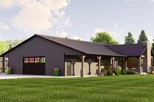 Exterior - Other Elevation 1 for Barndominium House Plan #1064-228 - 3 bed, 2 bath