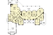 Mediterranean Style House Plan - 3 Beds 3.5 Baths 3877 Sq/Ft Plan #930-192 