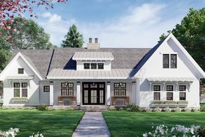 House Design - Farmhouse Exterior - Front Elevation Plan #51-1170