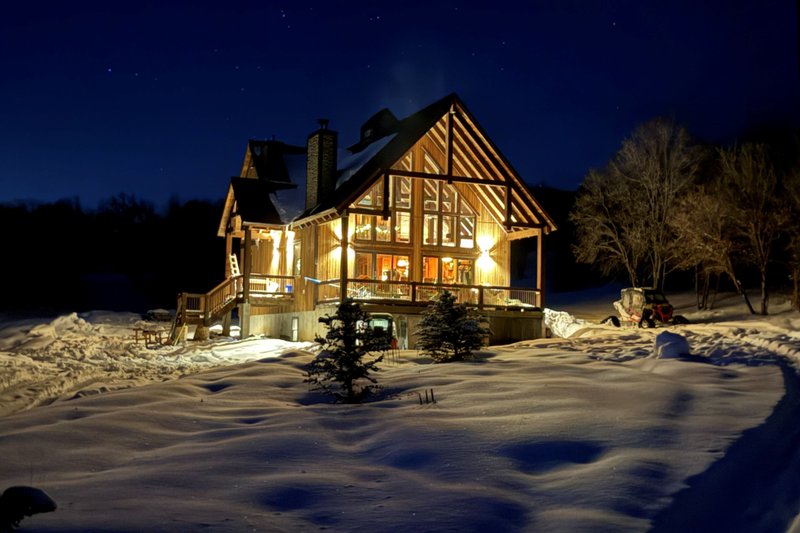 Home Plan - Photo 1 for Cabin House Plan #932-250 - 4 bed, 3 bath