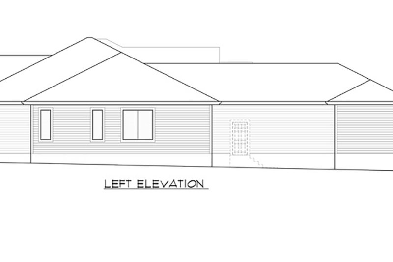 Dream House Plan - Exterior - Other Elevation 3 for Traditional House Plan #1066-85 - 3 bed, 3 bath
