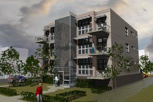 Contemporary Exterior - Front Elevation Plan #535-11