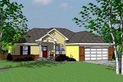 Traditional Style House Plan - 3 Beds 2 Baths 1555 Sq/Ft Plan #31-121 