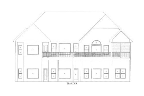 Exterior - Other Elevation for Traditional House Plan #437-44 - 4 bed, 4.5 bath