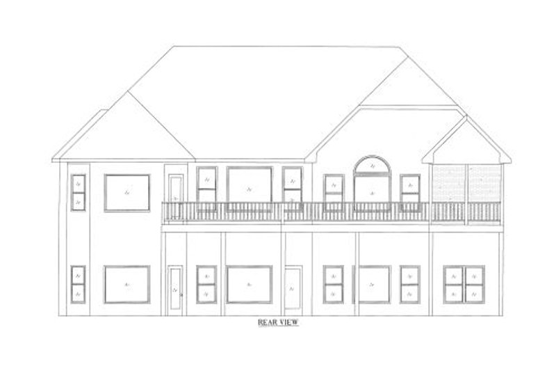 Dream House Plan - Exterior - Other Elevation for Traditional House Plan #437-44 - 4 bed, 4.5 bath