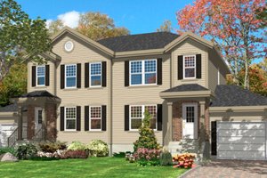 Dream House Plan - Traditional Exterior - Front Elevation Plan #138-239