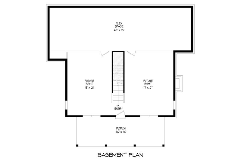 Dream House Plan - Floor Plan - Lower Floor for Traditional House Plan #932-454 - 3 bed, 3.5 bath