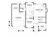 Craftsman Style House Plan - 4 Beds 2.5 Baths 2606 Sq/Ft Plan #48-539 
