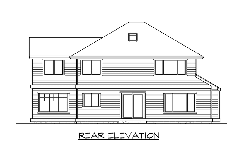 Dream House Plan - Exterior - Other Elevation 2 for Craftsman House Plan #132-108 - 3 bed, 2.5 bath