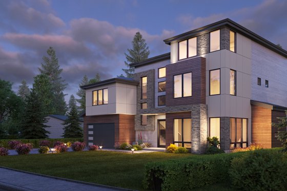 Exterior - Other Elevation for Contemporary House Plan #1066-169 - 6 bed, 5.5 bath