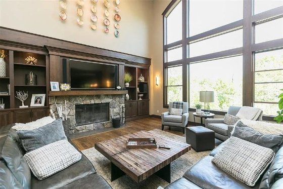 Interior - Family Room 1 for Traditional House Plan #70-1554 - 7 bed, 4.5 bath