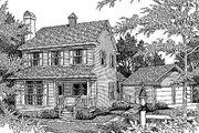 Country Style House Plan - 4 Beds 2.5 Baths 1687 Sq/Ft Plan #41-124 