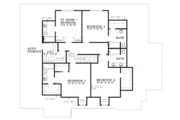European Style House Plan - 5 Beds 5.5 Baths 3370 Sq/Ft Plan #17-228 