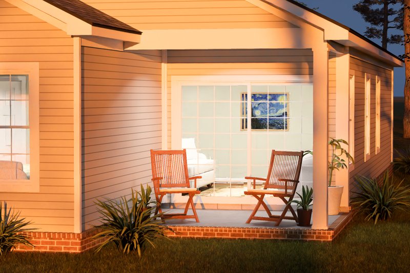 Architectural House Design - Exterior - Other Elevation 5 for Cottage House Plan #513-2459 - 3 bed, 2 bath