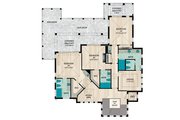 Beach Style House Plan - 4 Beds 5.5 Baths 4790 Sq/Ft Plan #548-53 