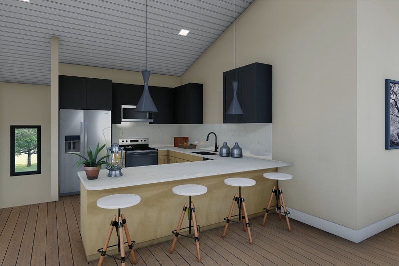 Dream House Plan - Photo 1 for Contemporary House Plan #932-920 - 4 bed, 2.5 bath