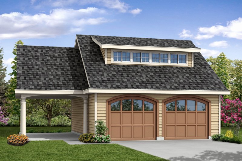 Home Plan - Craftsman Exterior - Front Elevation Plan #124-1050