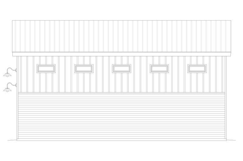 Architectural House Design - Exterior - Other Elevation 1 for Contemporary House Plan #932-72, 0 bath