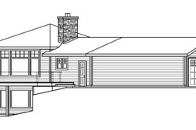 Home Plan - Exterior - Other Elevation for Craftsman House Plan #124-730 - 3 bed, 3 bath