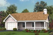 Ranch Style House Plan - 1 Beds 1 Baths 480 Sq/Ft Plan #57-725 