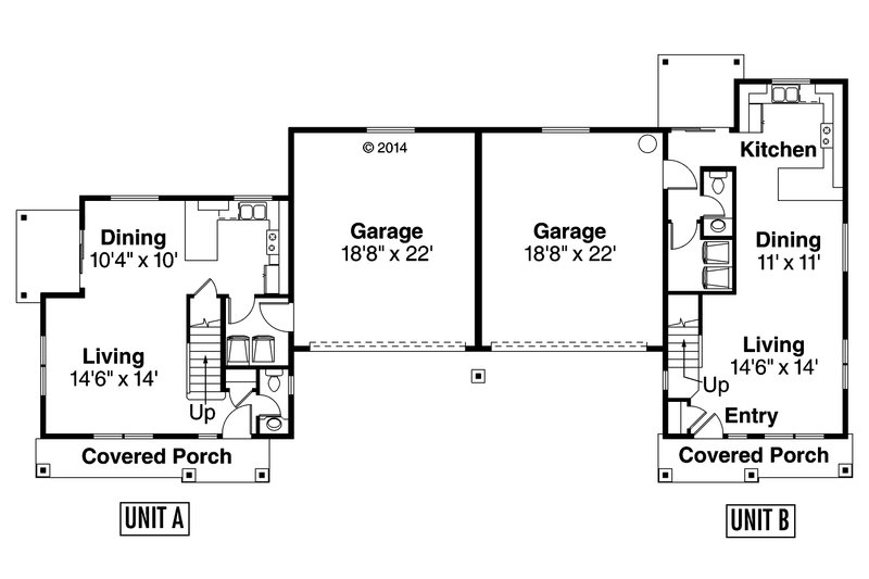 Architectural House Design - Floor Plan - Main Floor for Country House Plan #124-1078 - 6 bed, 6 bath