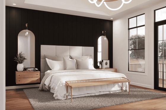 Interior - Master Bedroom for Craftsman House Plan #119-452 - 3 bed, 3.5 bath