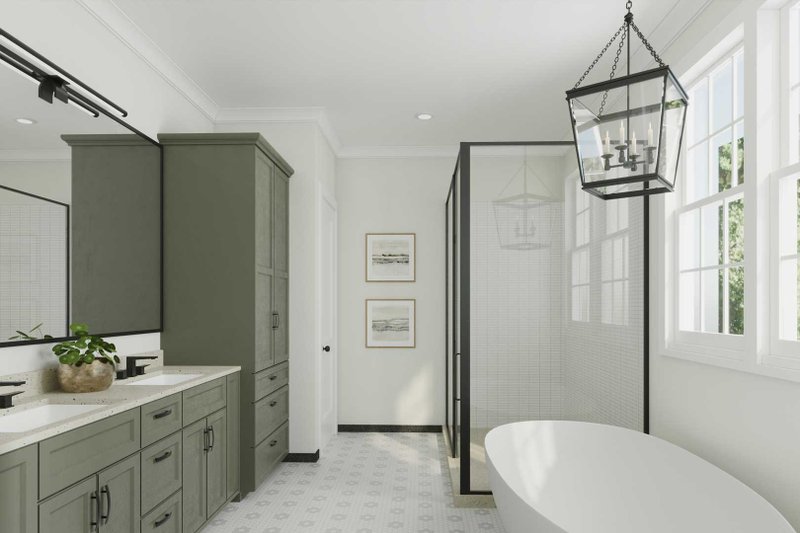 Home Plan - Traditional Interior - Master Bathroom Plan #461-95