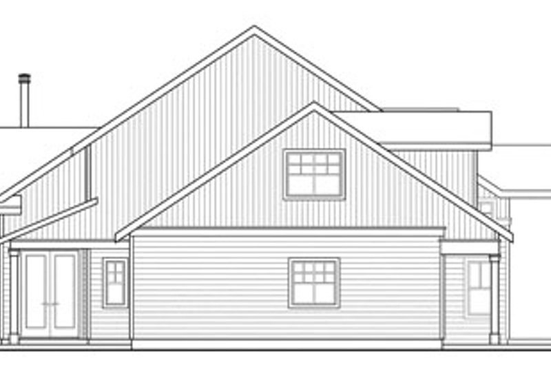 House Blueprint - Exterior - Other Elevation for Craftsman House Plan #124-823 - 3 bed, 2.5 bath