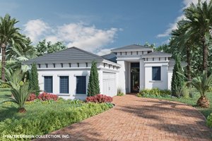 Contemporary Exterior - Front Elevation Plan #930-523