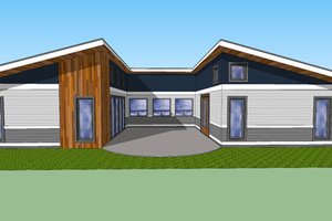 Photo 3 for Modern House Plan #518-8 - 2 bed, 1 bath