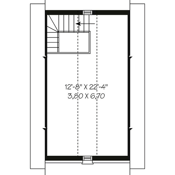 Architectural House Design - European Floor Plan - Upper Floor Plan #23-426