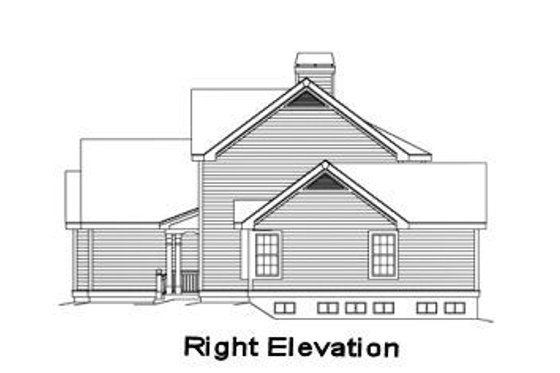 Exterior - Other Elevation 1 for Traditional House Plan #57-187 - 4 bed, 3.5 bath