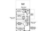 Traditional Style House Plan - 4 Beds 2.5 Baths 2415 Sq/Ft Plan #44-184 