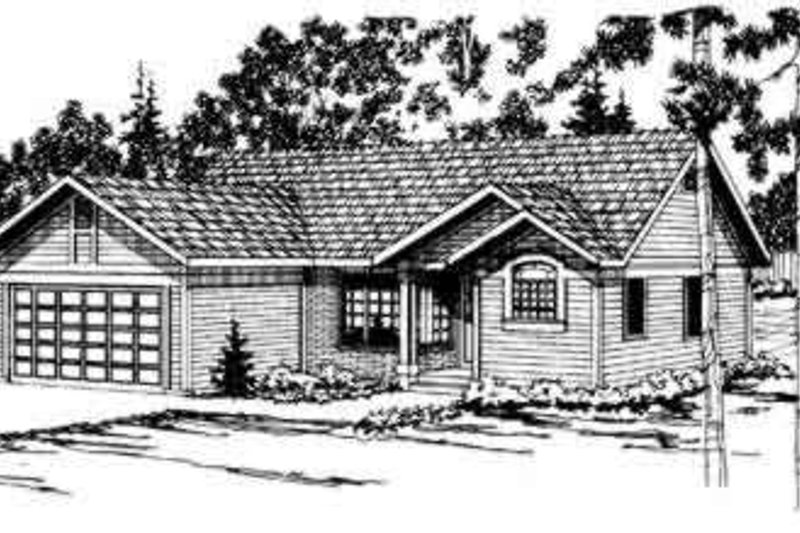 Home Plan - Exterior - Front Elevation Plan #124-156