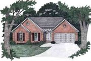 Traditional Style House Plan - 3 Beds 2 Baths 1378 Sq/Ft Plan #129-139 