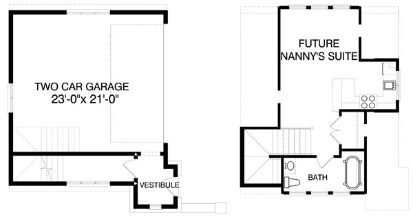 Tudor Floor Plan - Other Floor Plan #413-127