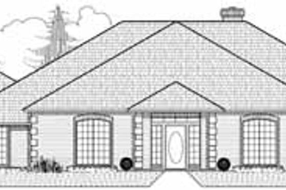 Exterior - Front Elevation for Traditional House Plan #65-141 - 4 bed, 3.5 bath