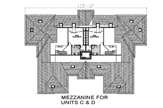Floor Plan - Other Floor for European House Plan #138-266 - 3 bed, 2 bath